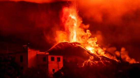 Volcán La Palma, cuya erupción cumple 2 años en 2023.