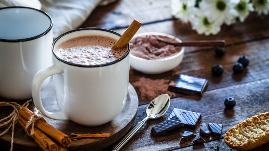 Taza de chocolate caliente