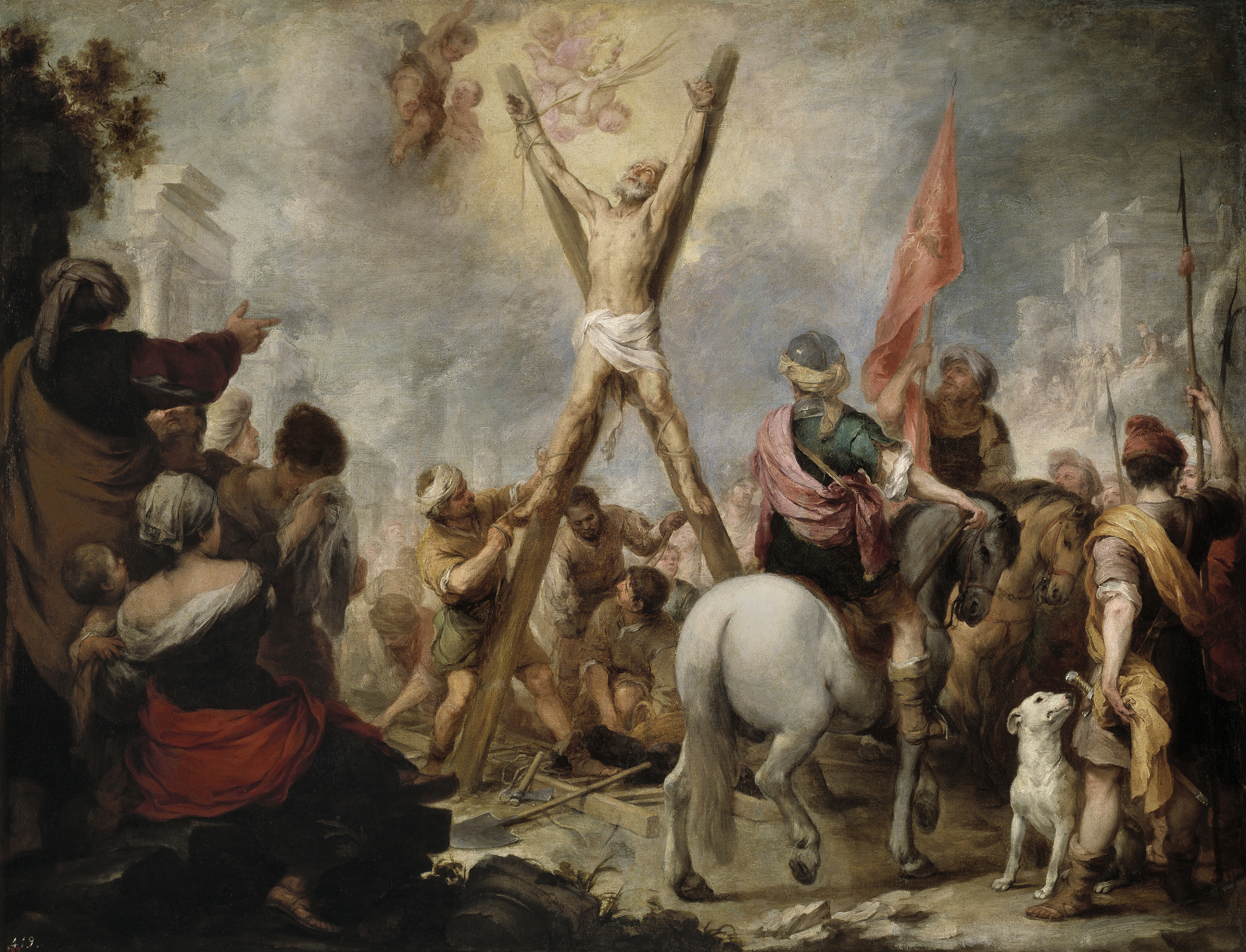 Martirio de San Andrés por Bartolomé Esteban Murillo