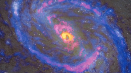 M77 fotografiada por el telescopio ALMA