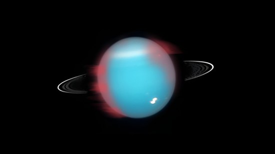 Descubren que Urano tiene una aurora infrarroja