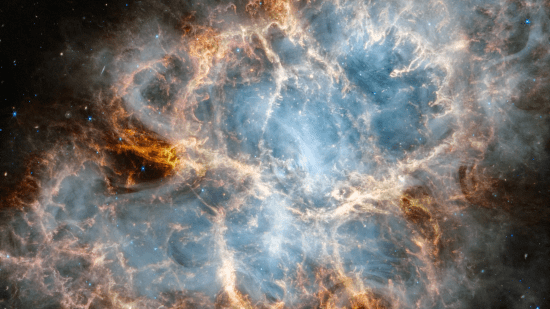 La nebulosa del Cangrejo, vista por el Webb