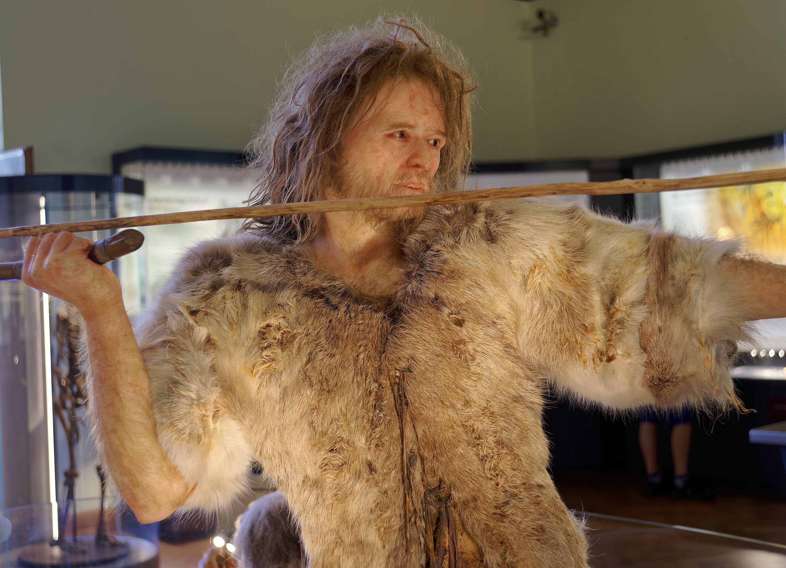 Recreacion de neandertal