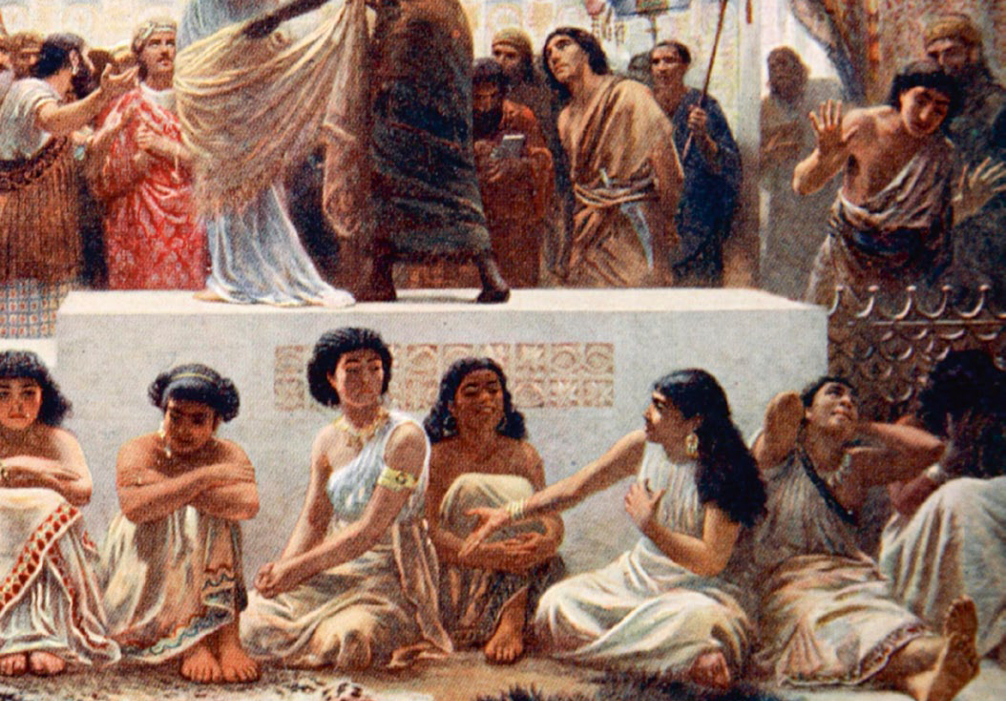 Ilustración de Donald Alexander Mackenzie, para Mitos de Babilonia y Asiria (1915)