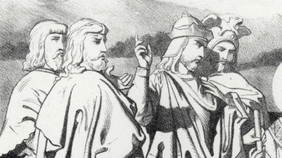 Legisladores godos, en un grabado de 1871