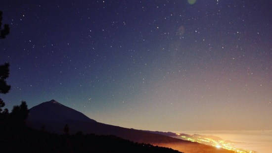 Efectos de la contaminación lumínica en Tenerife