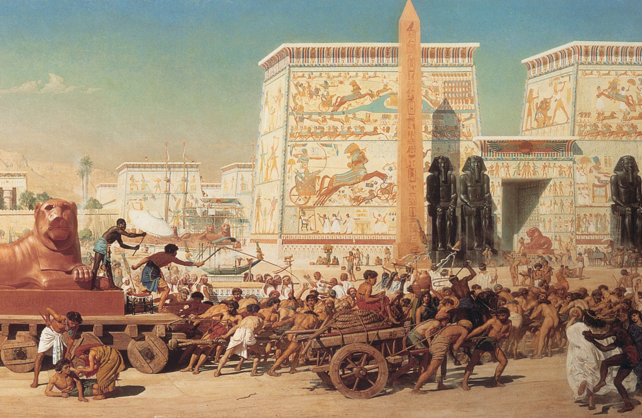 El antiguo Egipto en una pintura de Edward John Poynter