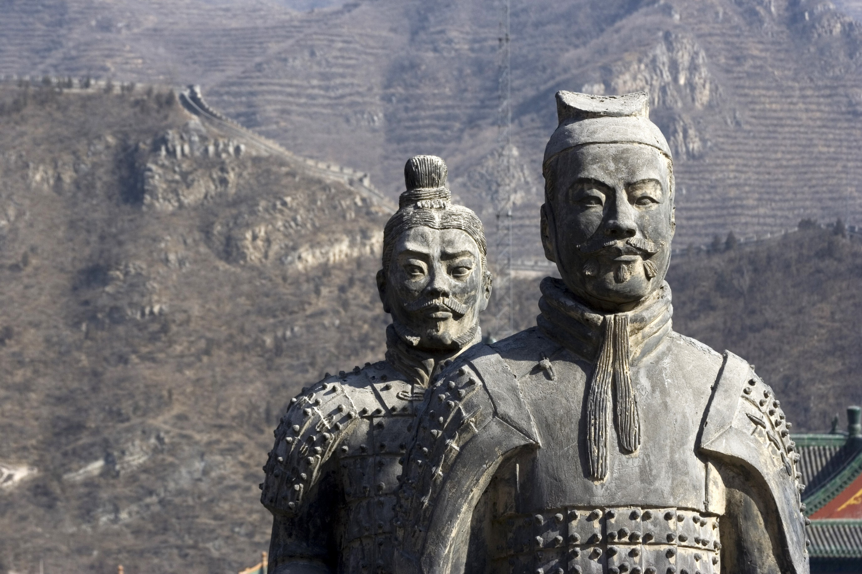 Estatuas del ejército chino