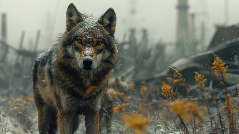 Los investigadores encontraron que el sistema inmunológico de los lobos de Chernóbil parecía diferente al de los lobos normales