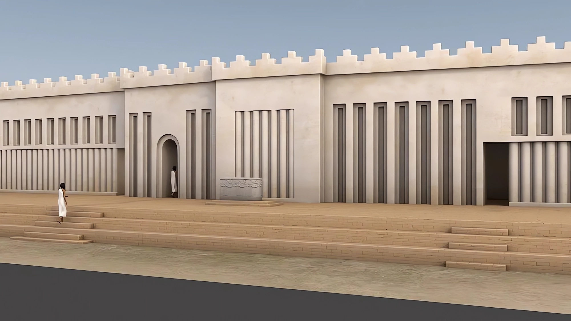 Una réplica del templo helenístico de Girsu