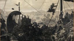 Vikingos en batalla