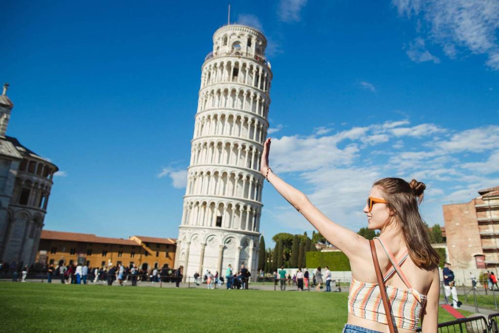 Torre de Pisa inclinada