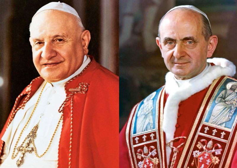 Juan XXIII y Pablo VI