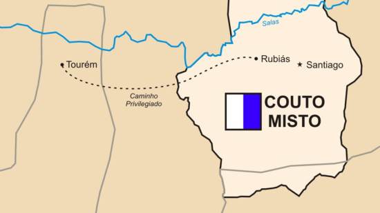 Mapa de Couto Mixto