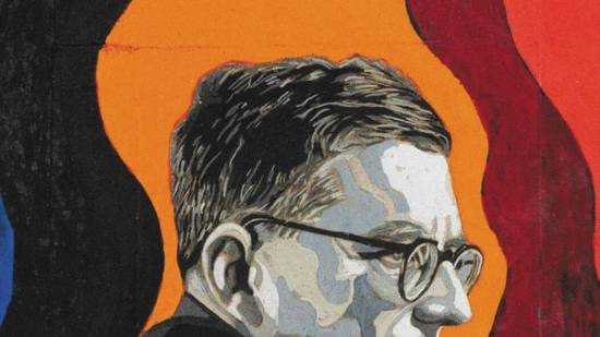 Retrato del compositor Shostakóvich