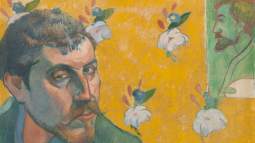Autorretrato con retrato de Bernard o Los miserables de Paul Gauguin