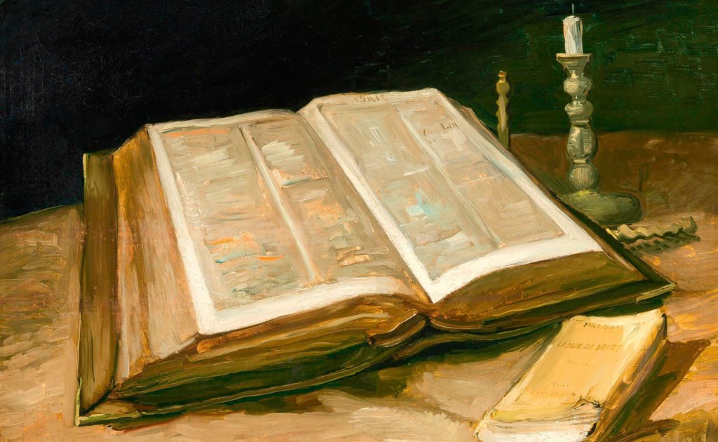 Naturaleza muerta con Biblia, Van Gogh