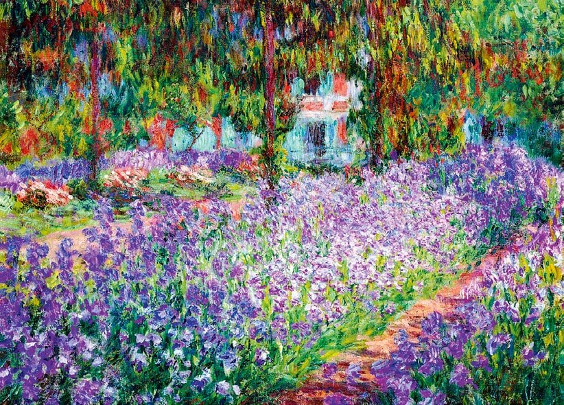 El jardín del artista, de Monet