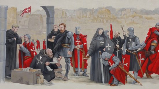 Recreación de soldados medievales