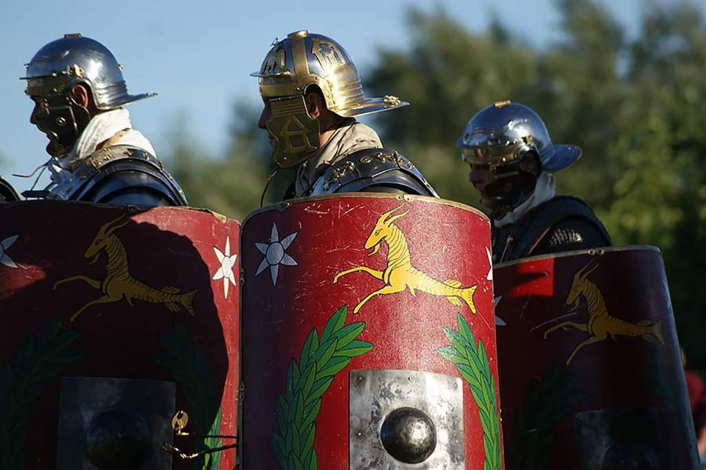 Legionarios romanos