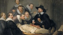 Lección de anatomía, de Rembrandt.