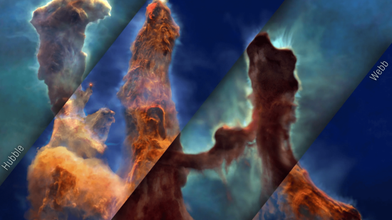 El vídeo ha sido posible gracias a la combinación de las observaciones de Hubble y Webb