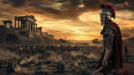 Legionarios romanos