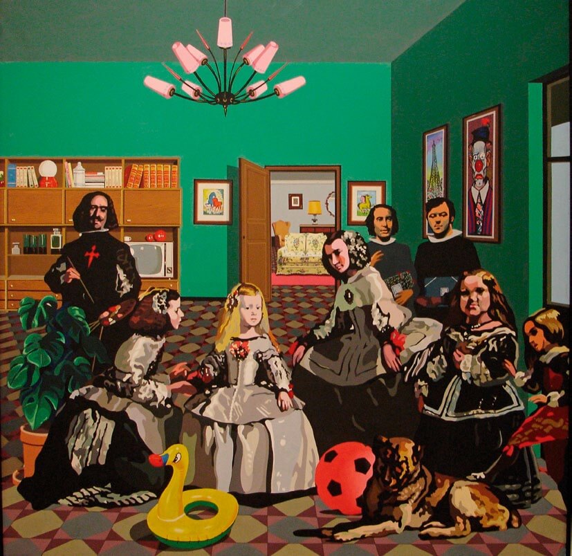 Las meninas o La Salita, Equipo Crónica