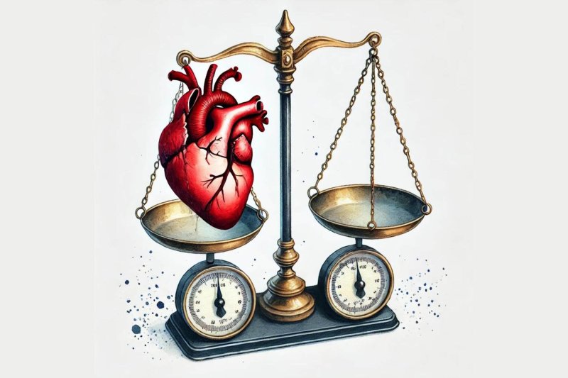 Peso corazón