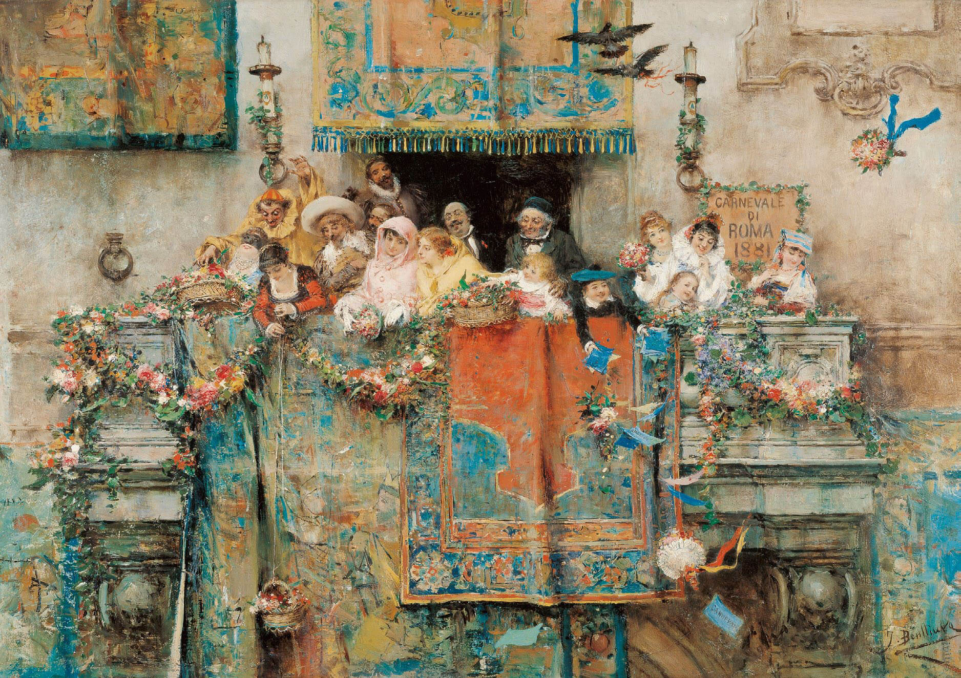 El carnaval de Roma, José Benlliure