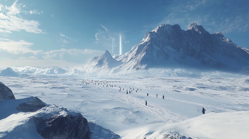 La Antártida es un desierto de hielo a casi -90 ºC