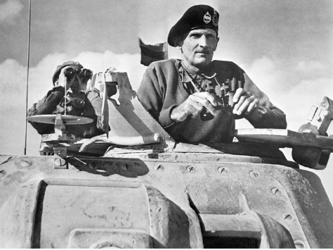 El famoso y controvertido Monty, general y mariscal de campo británico protagonista de la guerra de África