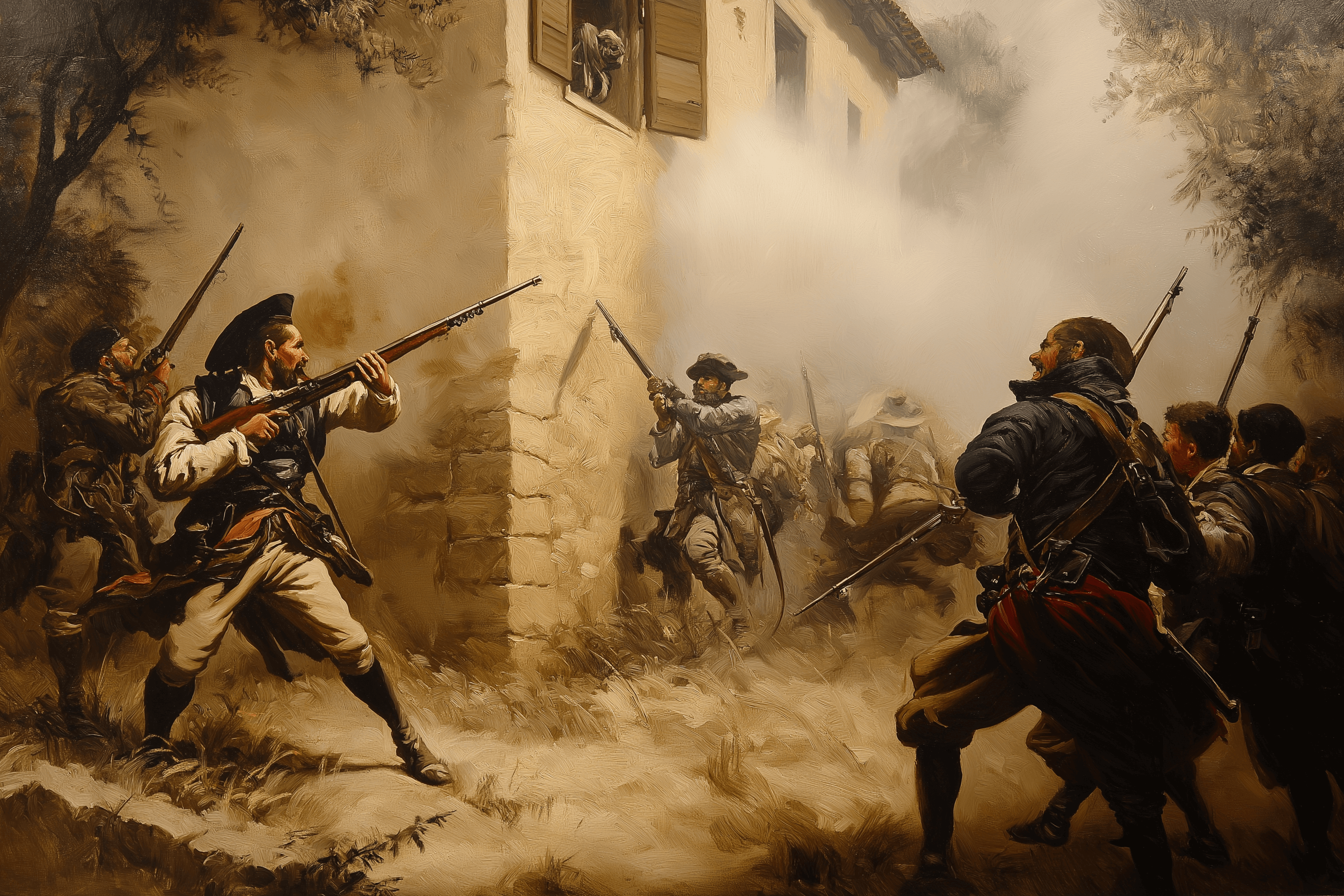 Guerrilla española contra franceses