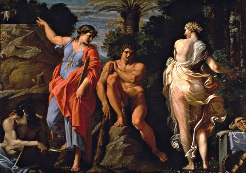 Hércules en la encrucijada, Annibale Carracci