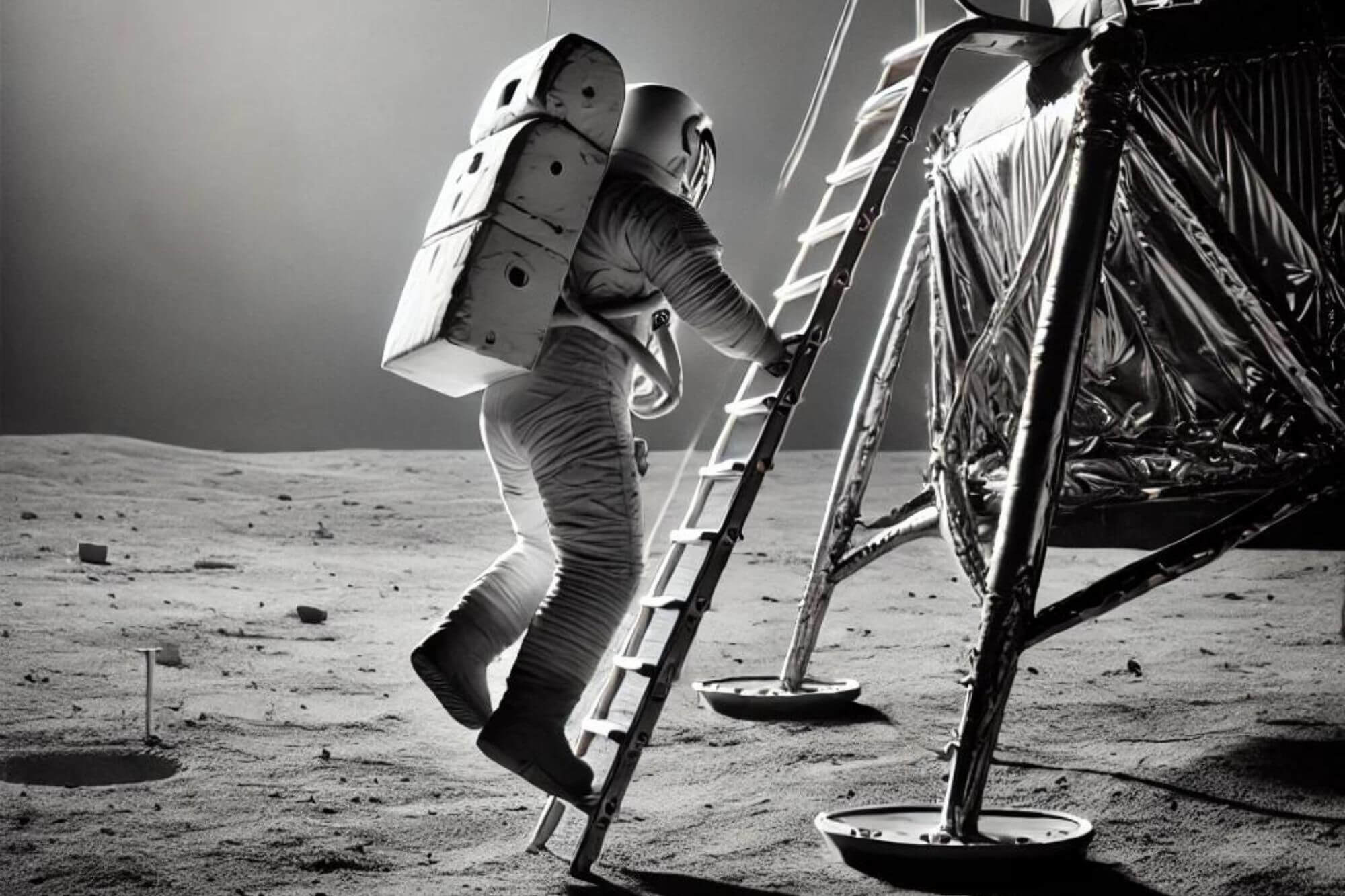 Astronauta descendiendo