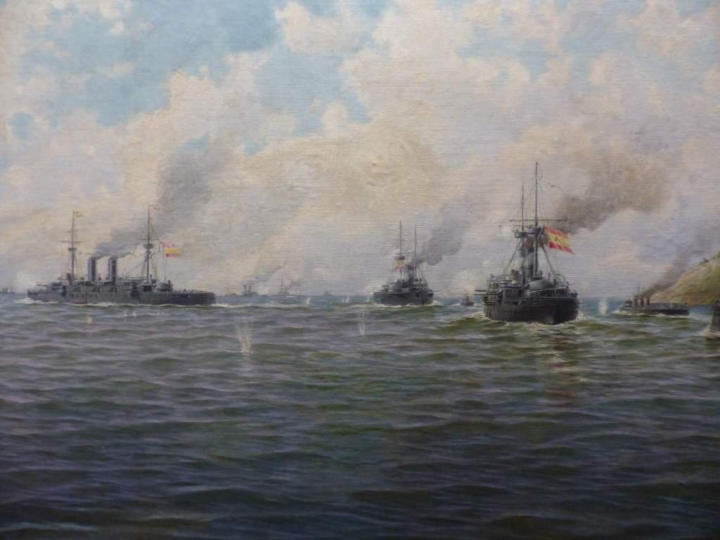 Batalla naval de Santiago de Cuba, 3 de julio de 1898.