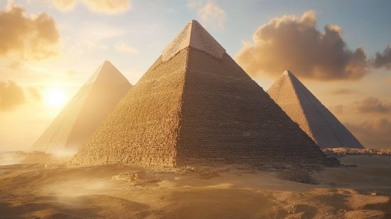 Detectan burbujas de plasma sobre las pirámides de Egipto