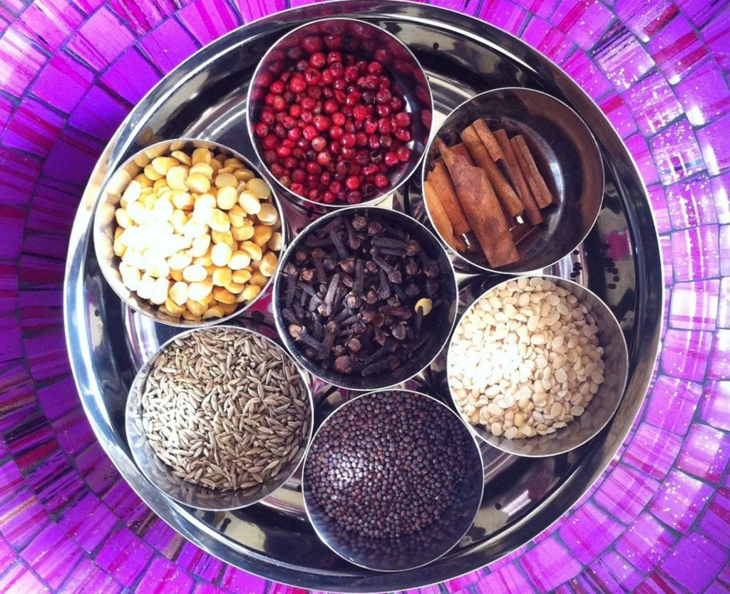 Platos con especias