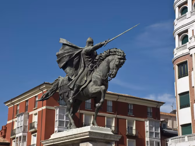 Estatua del Cid en Burgos