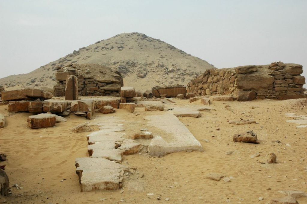 Ruinas de una pirámide egipcia