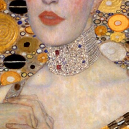 Detalle del collar del Retrato de Adele Bloch-Bauer I