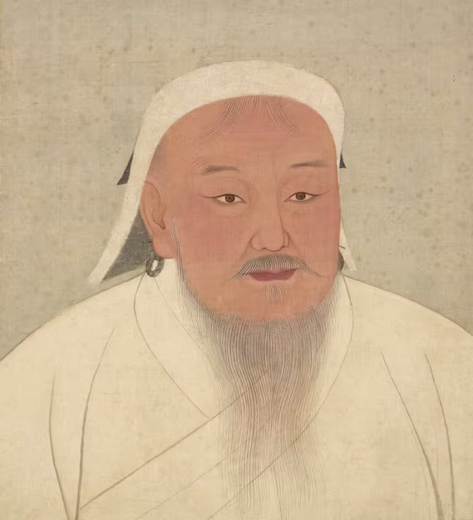 Retrato de Gengis Kan 