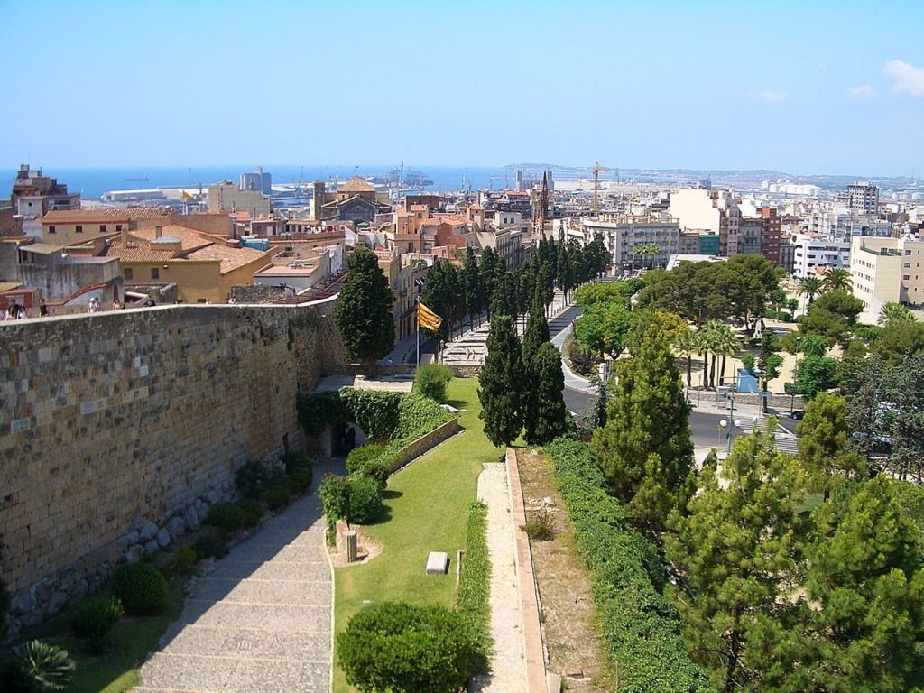 Restos de la muralla romana de Tarraco