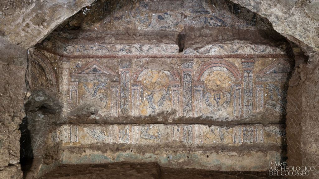 Mosaico de Vicus Tuscus en Roma 
