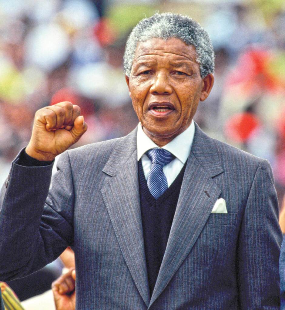 Nelson Mandela en Soweto