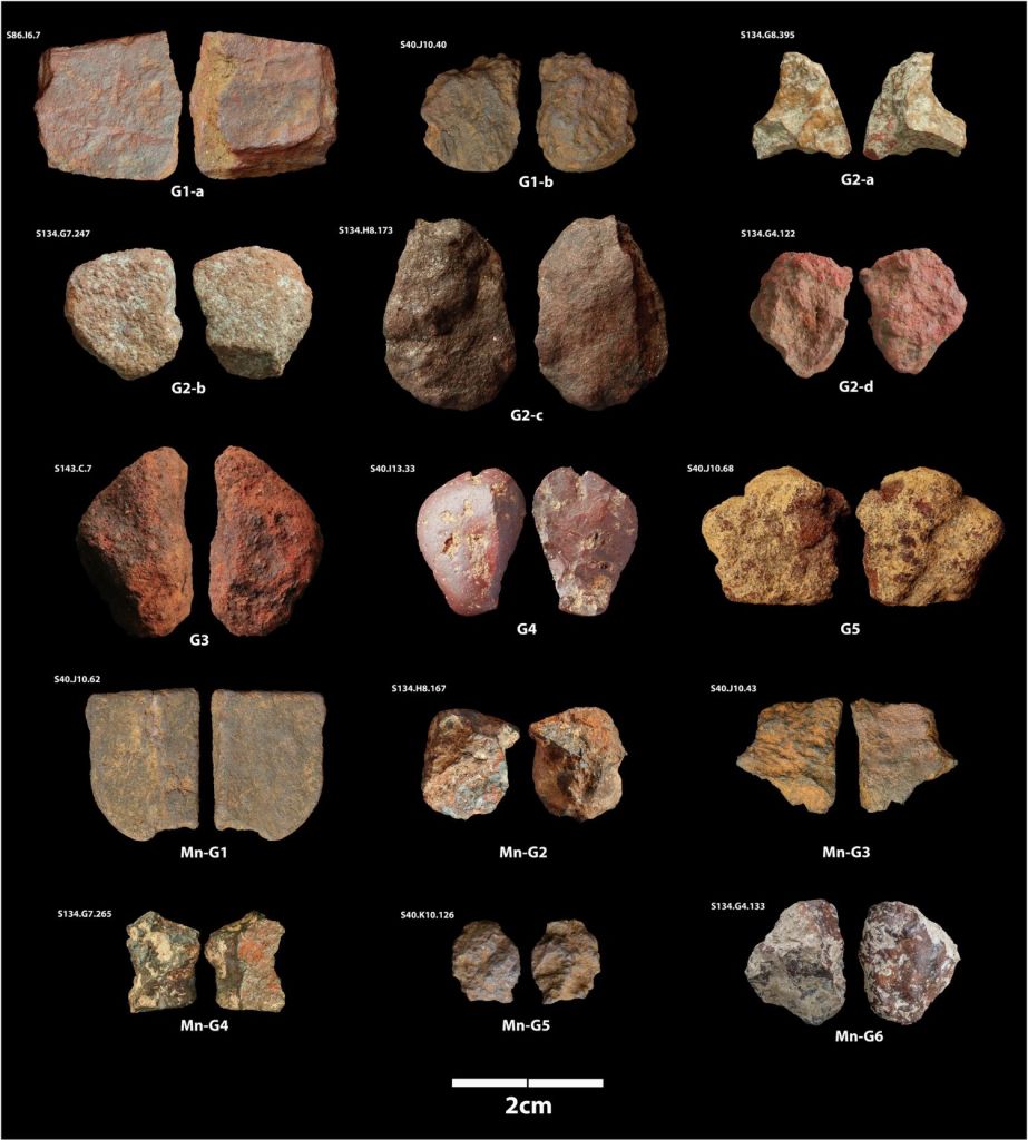 Restos encontrados en la Cueva del León