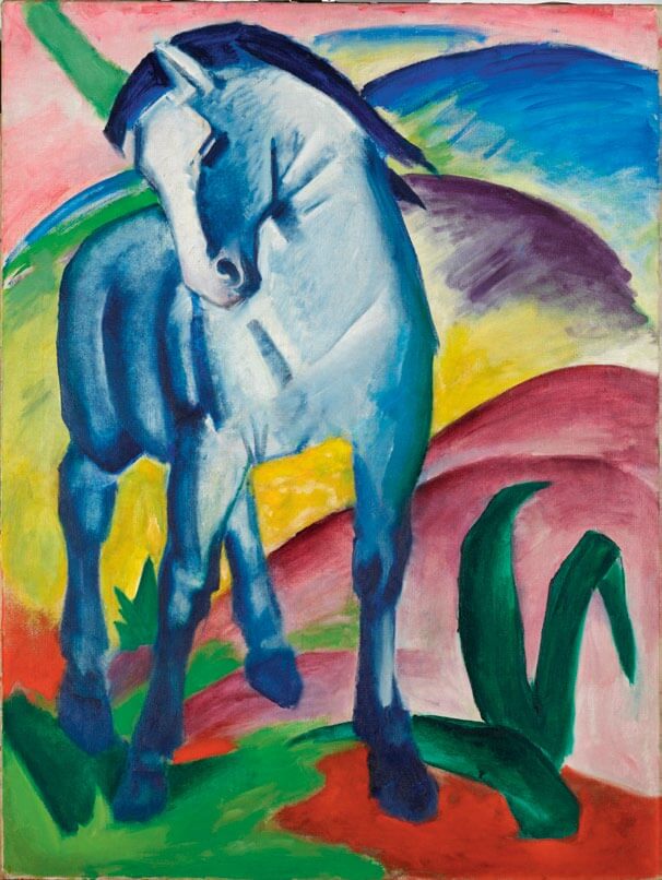 Caballo azul de Franz Marc
