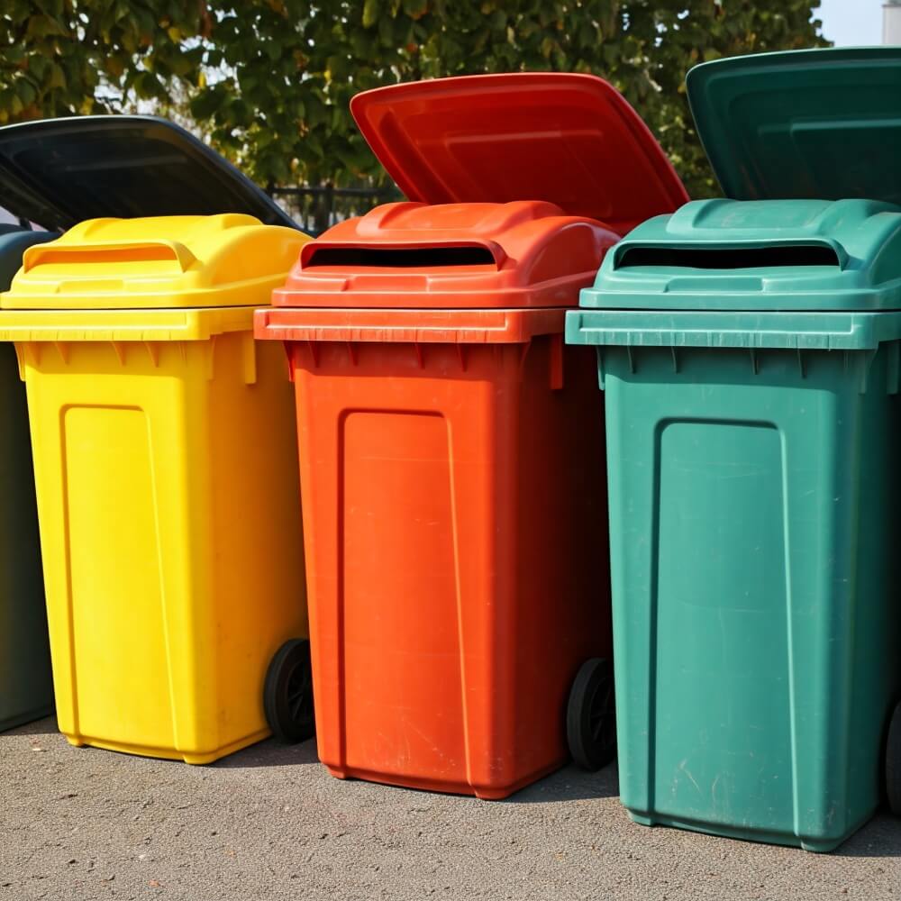 cubos de reciclaje