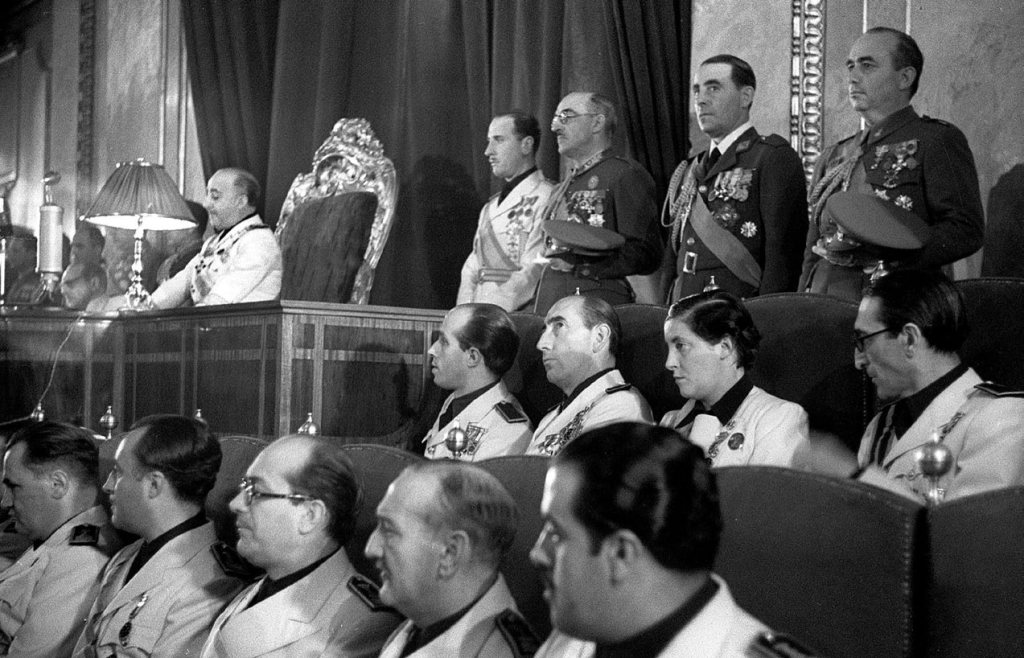 Discurso de Franco durante la inauguración de las Cortes en 1943