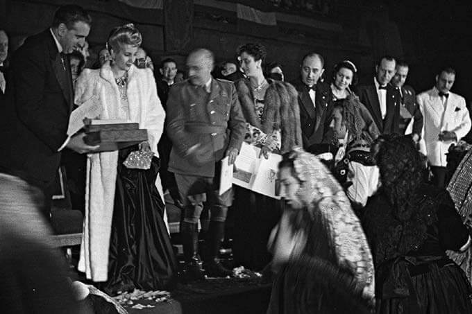 Eva Perón en Madrid